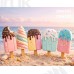 Tło fotograficzne „Pastelowe lody na plaży” | UB_877